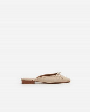 Brown Flattered Malva Suede Shoes Ballet Flats | NZXMI68111