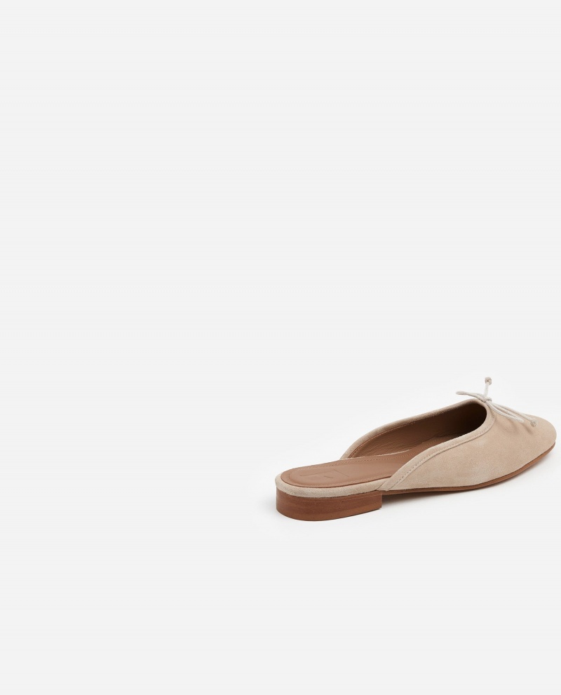 Brown Flattered Malva Suede Shoes Ballet Flats | NZXMI68111